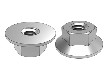 ASME B18.2.2.12 六角大フランジナット