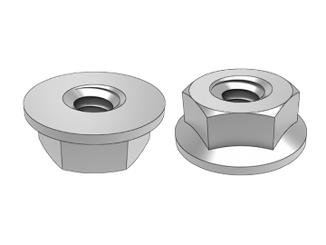 ASME B18.2.2.12 六角フランジ ナット