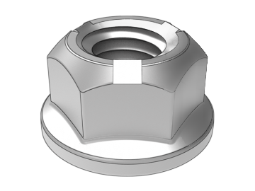 ASME B18.16.6.11（三点圧式）全金属製六角フランジロックナット（三点圧式）